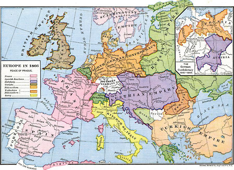 Nationalism Shakes Aging Empires The Breakup of the Austrian Empire Austria includes people from many ethnic groups 1866: Loss of the Seven Weeks (Austro-Prussian) War forces emperor to split empire;