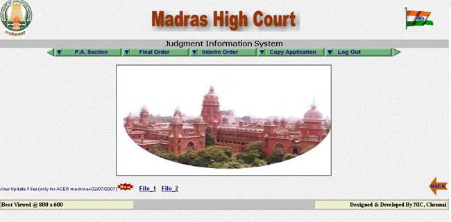 Judgment Information System ( JIS ) JIS, the comprehensive application system helps to maintain the Judgments/Orders of cases pronounced at the Court.