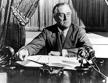 } FDR accepted Democratic nomination for president (1932) by promising a new deal for the American people.