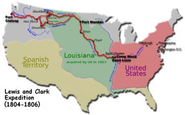Louisiana Purchase 1803 Doubled the size of the nation.