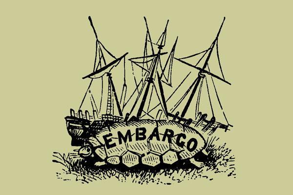 The Embargo Act of 1807 War continued to rage between Britain and France. British ships started stopping U.S. ships to search for British navy deserters.