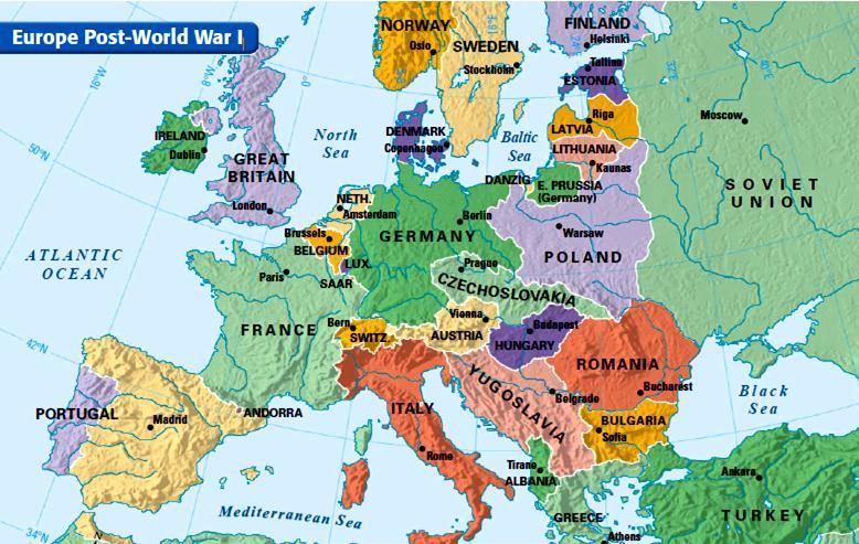 By the 1930s, the world was moving towards another war but few nations were in a position to prevent war Britain & France were the