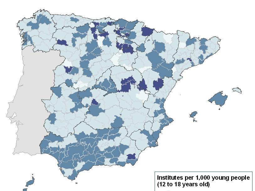 (1) Profile of Rural Spain not so much in terms of secondary schools or