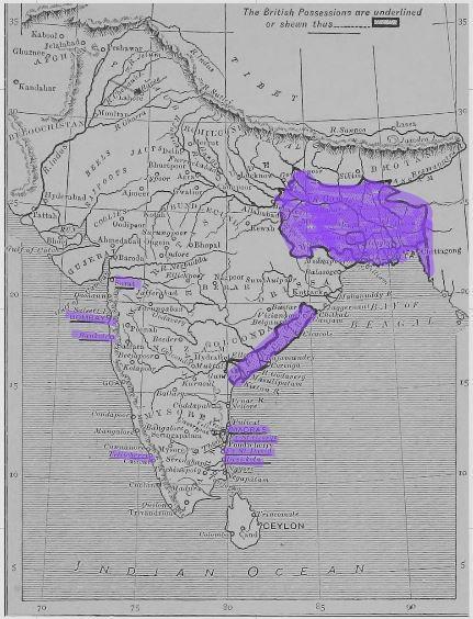 India During British Rule (1700-1947AD) British East India Company landed in India in 1612 AD for trade.
