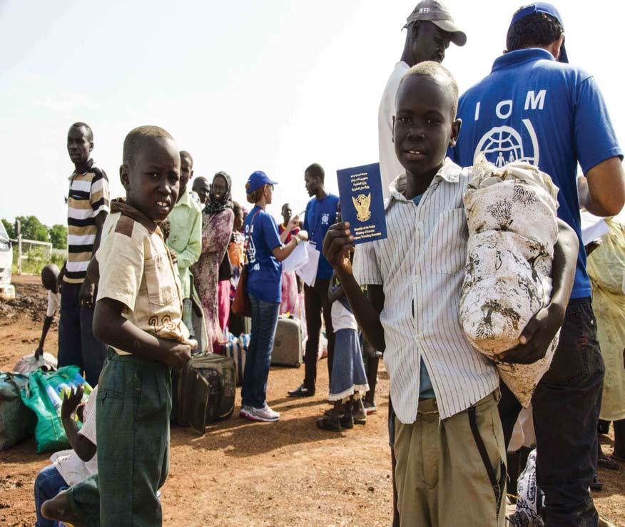 Immigra on and Border Management IOM has been implemen ng the Migra on and Border Management program in South Sudan since 2010.