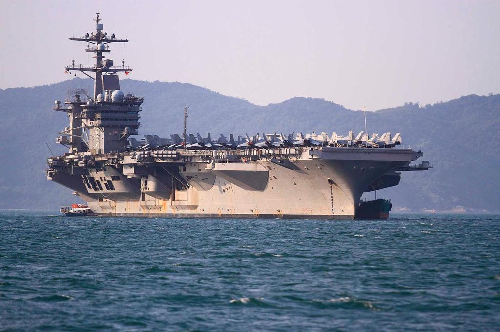 U.S. aircraft carrier makes a historic visit to Vietnam- A U.S. aircraft carrier arrived in Vietnam on Monday for the first time since the end of