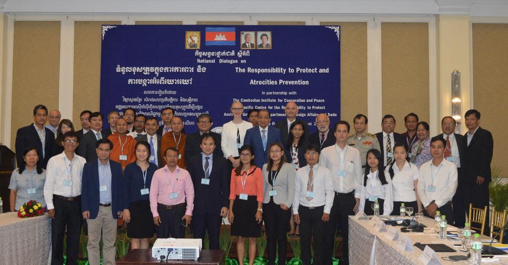 Prevention The Asia Pacific Centre for the Responsibility to Protect (APR2P) and the Cambodia Institute for Cooperation and Peace (CICP) co-organized in Phnom Penh the first national dialogue on R2P