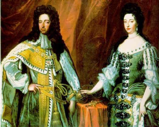 James II The Glorious Revolution 1688 Roman Catholic Has a son in 1688 Parliamentary Revolution Fear a Roman Catholic Dynasty Invite William & Mary to become rulers (pictured)