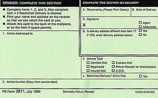SERVICE OF THE COMPLAINT Personal Service Service by a process server is deemed completed on the date of delivery.