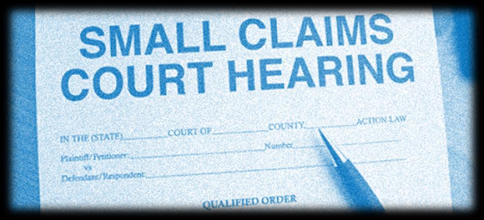 THE HEARING The hearing shall be set within sixty days of the filing of the defendant s answer. The small claims hearing may be heard by a Justice of the Peace or a Small Claims Hearing Officer.