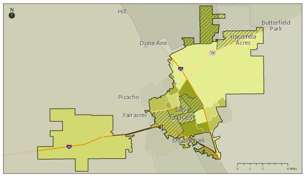 An Equity Profile of Las Cruces PolicyLink and PERE 29 Economic vitality Communities of color have higher unemployment rates Unemployment is geographically concentrated throughout Las Cruces.