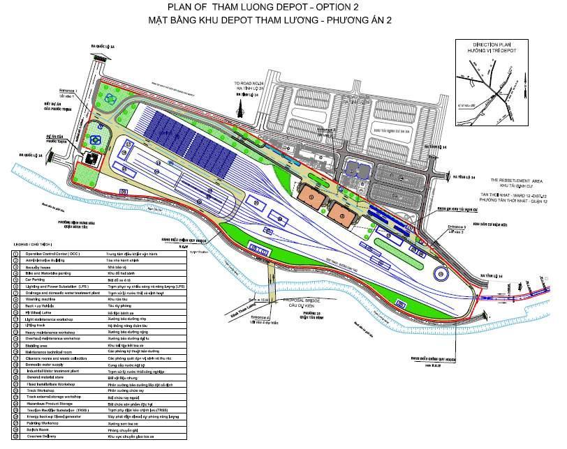 5 Figure 2: Layout of Depot and Relocation Site Depot