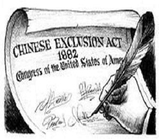 Early Restrictions on Immigration The Chinese Exclusion Act banned anyone from immigrating from China to