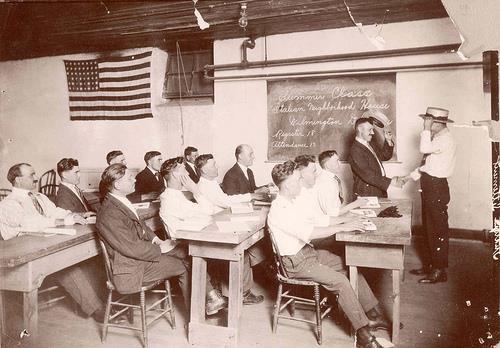 Americanization Some adult immigrants did attend night schools to learn English, but they were mostly