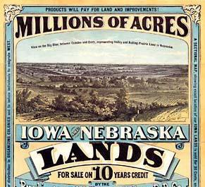 free. The Homestead Act (1862) allowed settlers to get land if