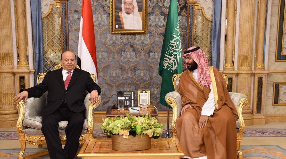President Hadi expressed pleasure for meeting his brother King Salman and valued brotherly positions towards Yemen and the kingdom support to Yemen and its constitutional legitimacy.
