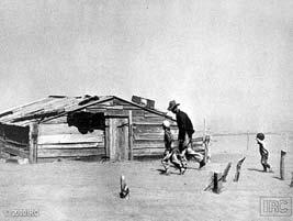 Drought leads to Dustbowl In large sections of the West, the drought was so severe that the