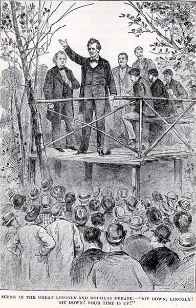 1858 Illinois Senate campaign Candidates Abraham Lincoln Republican Stephen A.