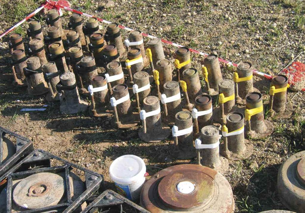 LANDMINE AND ORDNANCE CLEARANCE IN CYPRUS At the launch of the project, 101 minefields of different size and shapes were recorded on the island.