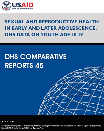Youth What do we Know about Young adolescents, aged 10-14? Very little fertility among this young age group. Data also shows low levels of sexual activity MacQuarrie, Kerry L.D., Lindsay Mallick, and Courtney Allen.