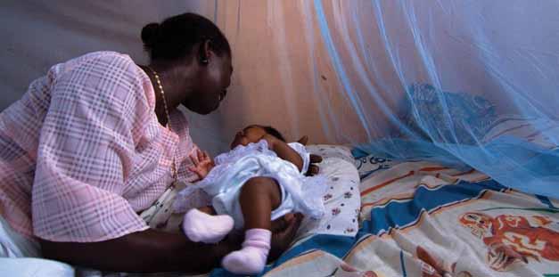 44 The Millennium Development Goals Report 211 One of the most effective ways to prevent malaria is to sleep under an insecticide-treated net, since mosquitoes carrying the malaria parasite mostly