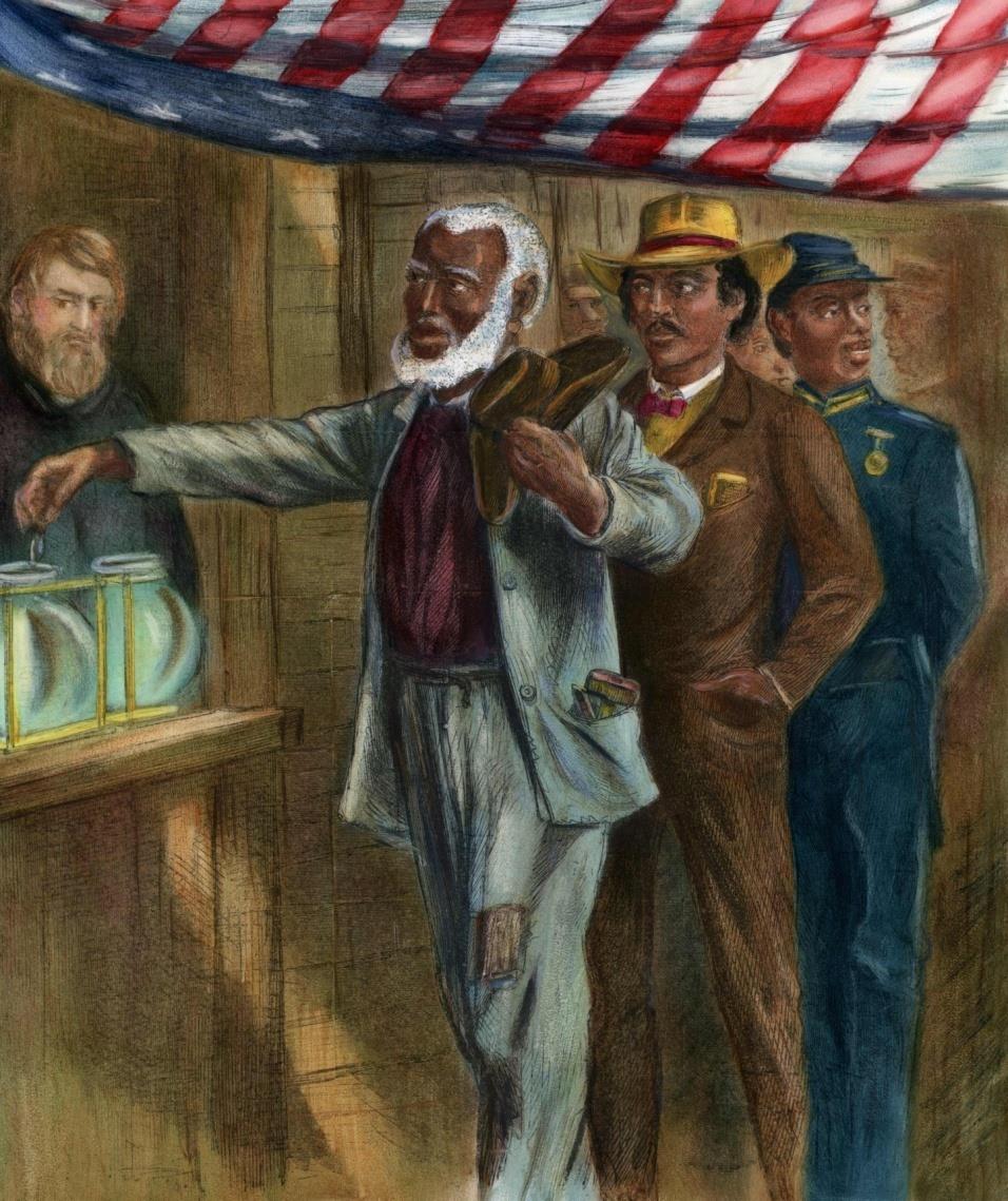 The Fifteenth Amendment gave African-American males the right to vote by guaranteeing