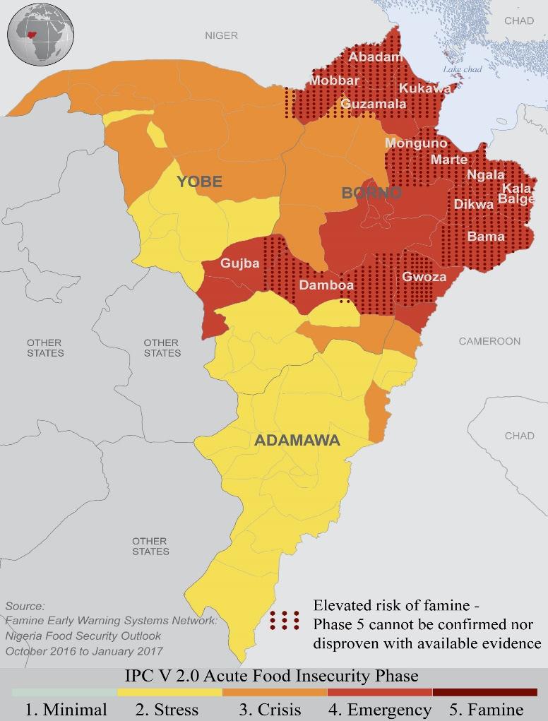 Nigeria-Northeast: Humanitarian emergency Situation Report No. 3 (as of 6 January 2017) OCHA produced this report in collaboration with humanitarian partners.