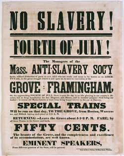 After 1830, a religious movement led by William Lloyd Garrison declared slavery to be a personal sin and demanded the