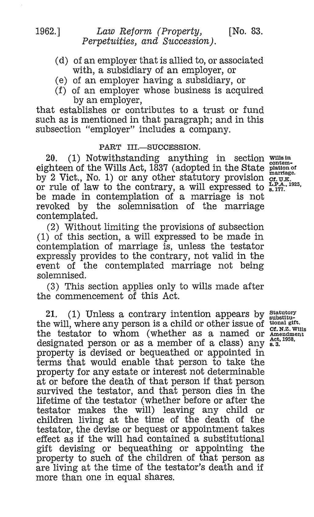 1962.] Law Reform (Property, [No. 83.