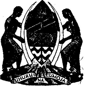 No. 11 Shipping Agency 2002 3 THE UNITED REPUBLIC OF TANZANIA I ASSENT, No.