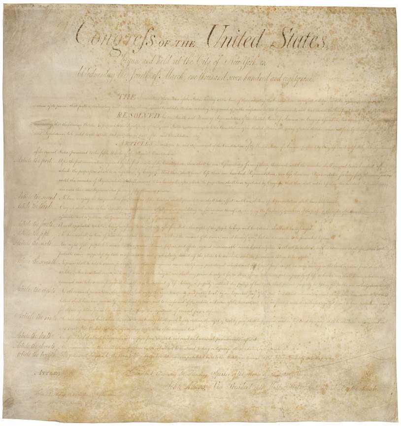 Featured Source B Supporting Question 2 Founding Documents Primary Sources Bill of Rights Institute. (n.d.). Bill of Rights [transcript]. Retrieved from http://www.