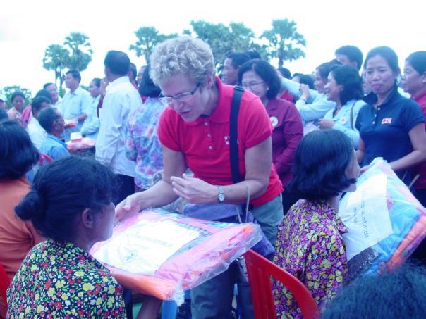 Relief distribution in Kampong Thom branch took place from mid-october to end-november 2012.