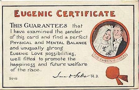 Eugenics During the 1920s there was a belief in the superiority of the Anglo-Saxon race.