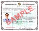 A Certificate of Citizenship issued by the United States Department of Citizenship and Immigration Services (USCIS) The