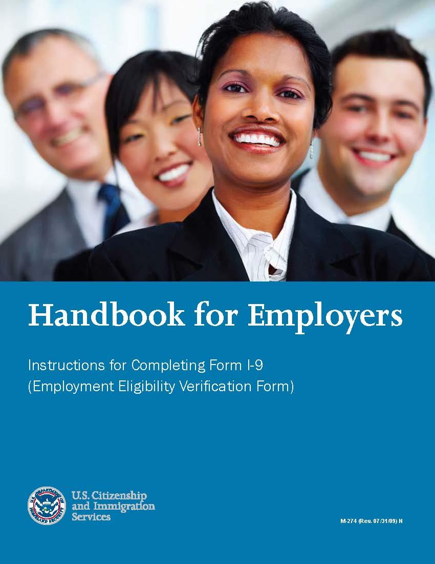 Handbook for Employers Instructions for Completing