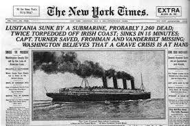 U-Boats Germans began to practice unrestricted submarine warfare, torpedoing any ship the found in the Atlantic Warnings They placed ads in U.S. newspapers warning Americans 1.