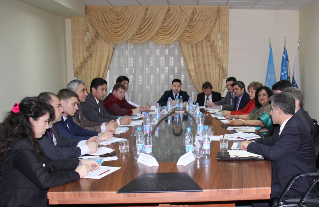 5 Meeting DIALOGUE WITH NATIONAL COUNTERPARTS In January 2015, Ms. Ashita Mittal, Regional Representative for Central Asia conducted her first visit to Turkmenistan.