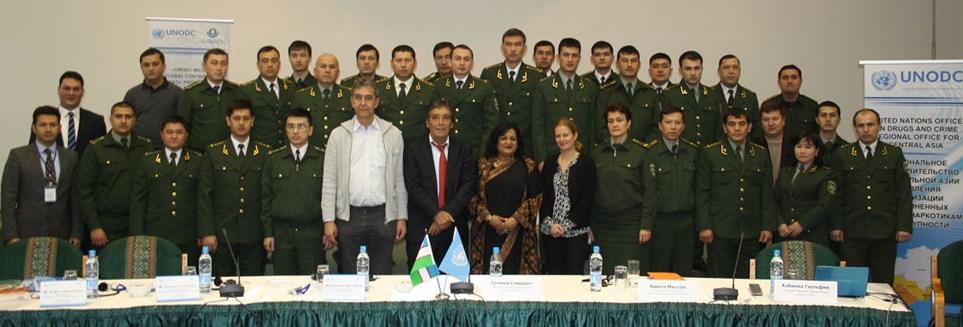 Twenty-seven officers from the State Customs Committee of the Republic of Uzbekistan, its Central apparatus, regional Customs departments and the Higher Customs Military Institute participated in the