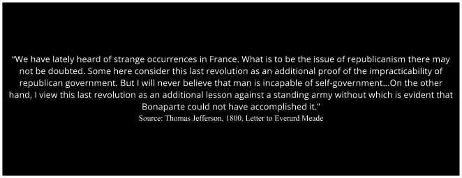 Document 6 (A) What is Jefferson referring to when he mentions the strange occurrences that are happening in France?