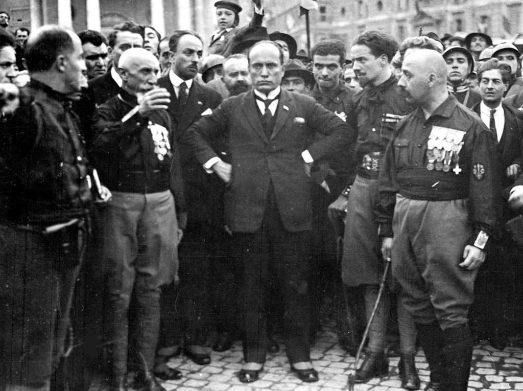 Fascism in Italy Blamed Outsiders: Mussolini s followers