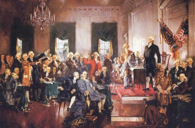 Constitutional Convention Meeting of delegates from every state, except Rhode