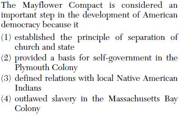 ) Representative Democracy Development of Self-Government in the Colonies!
