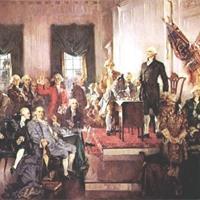 Constitution Constitutional Convention: May-September 1787 Secret proceedings 55 delegates, 12 states (not Rhode Island) Conservative, wealthy, educated Goal: Preserve and strengthen new nation;