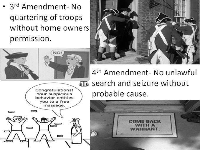 27 28 The Bill of Rights 5th Amendment 5 th A person cannot be deprived of life,
