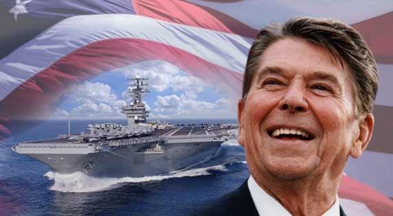 Reagan built up the armed forces and increased military