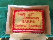 The National Active and Retired Federal Employee (NARFE) Greensboro Chapter 211 will celebrate its 65 th anniversary of its Charter that was granted on October 23, 1952.