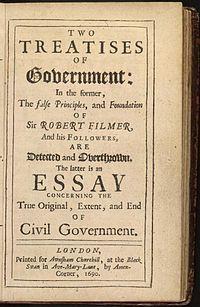 John Locke Natural Rights * Two Treatises of Government (1689) * Two separate political philosophy essays: the second outlines Locke's ideas for a more civilized society based on (1) natural rights
