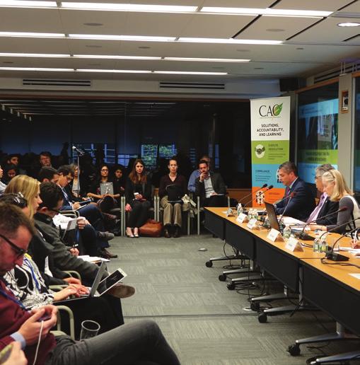 CAO hosted a policy discussion on transparency and accountability in the banking sector with representatives from IFC, Citibank, and Oxfam International to discuss emerging good practice in financial