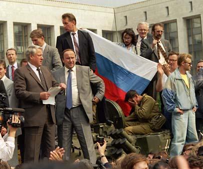 Yeltsin was a hero and the natural choice for the first democratic president of Russia.