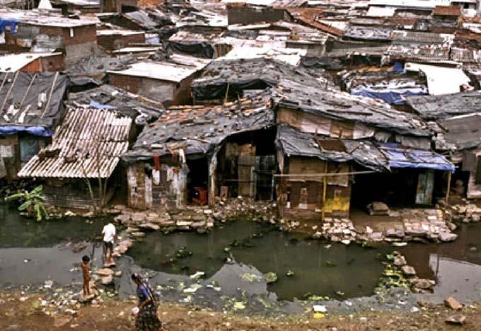 URBANIZATION Slums a heavily populated urban informal settlement characterized by substandard housing and squalor People move to cities for better opportunities but